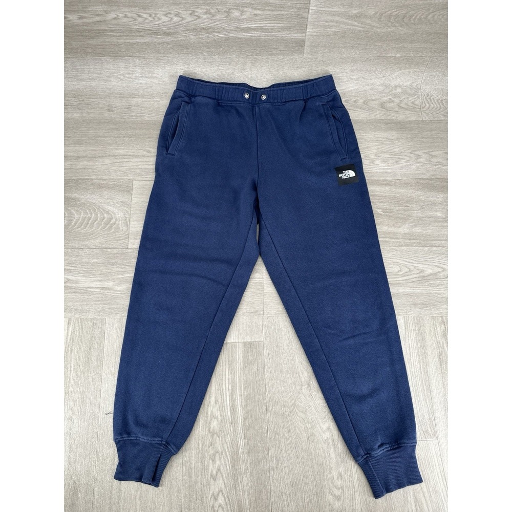 The North Face Women's Jogger Pants Blue Tapered Pockets Size M No Drawstring